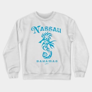 Nassau, Bahamas, Seahorse Crewneck Sweatshirt